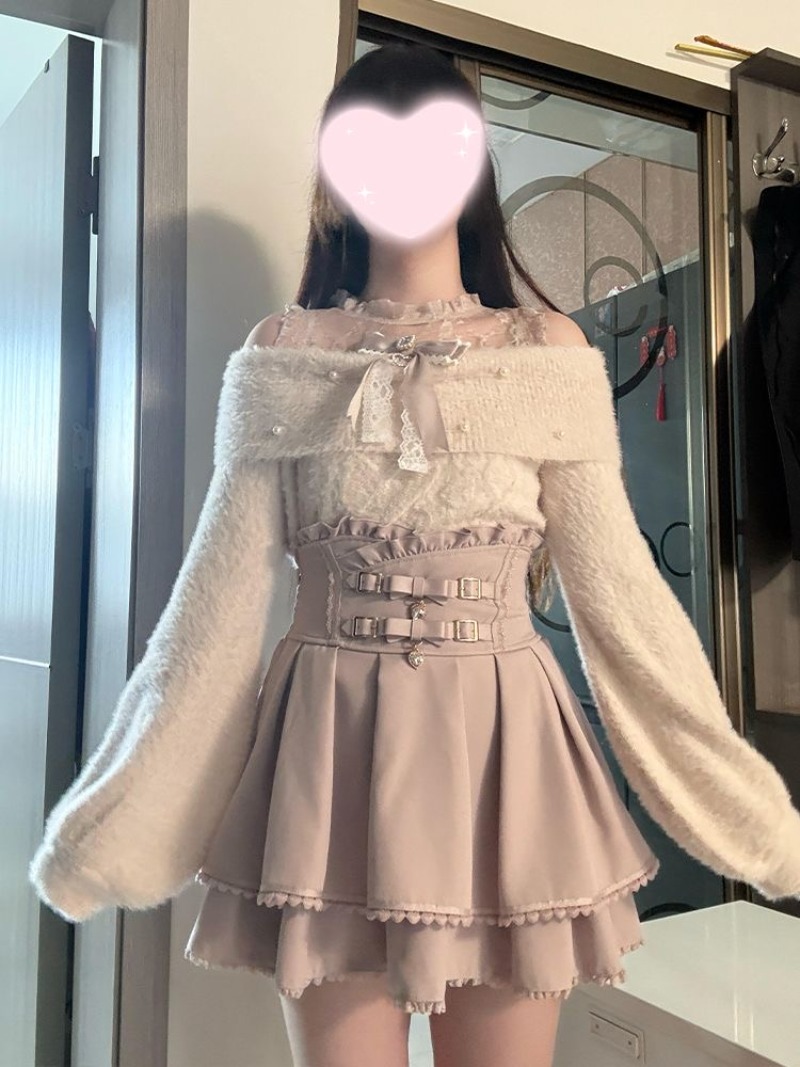 Winter Clothing Cute - Japanese Style Sweet Lolita Off The