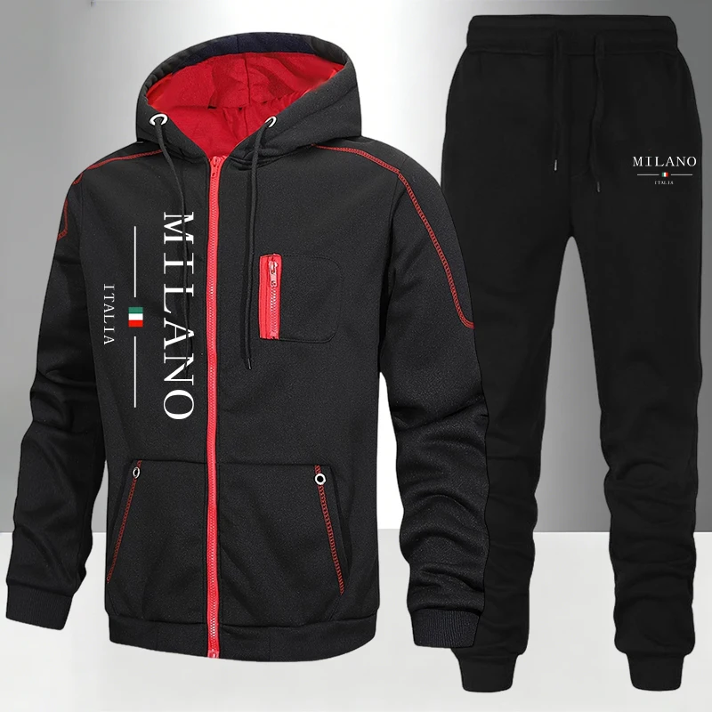 Winter Clothing Stores - italy Fashion Men's Set/Coat/Pants Autumn Winter