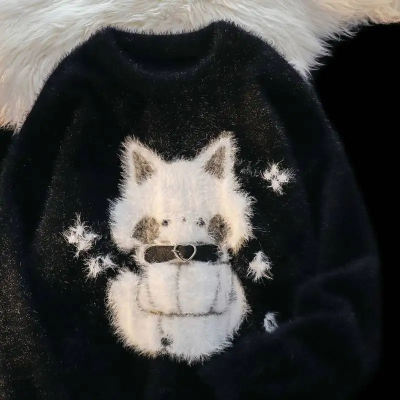 Winter Clothing Cute - American retro soft waxy cute cat