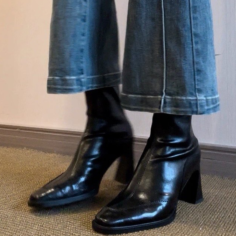 Winter Clothing Trends 2025 - High Heels Women’s Ankle Boots Fashion