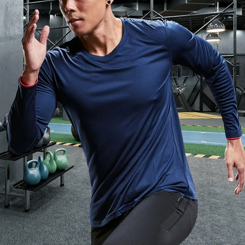 Men Running Sport Shirts Tops  - Winter Clothing Stores 评论和价格