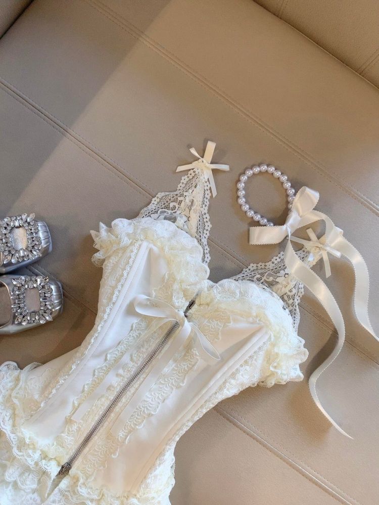 Cute Desire Lace Bustier Top H - Winter Clothing Cute 评论和价格