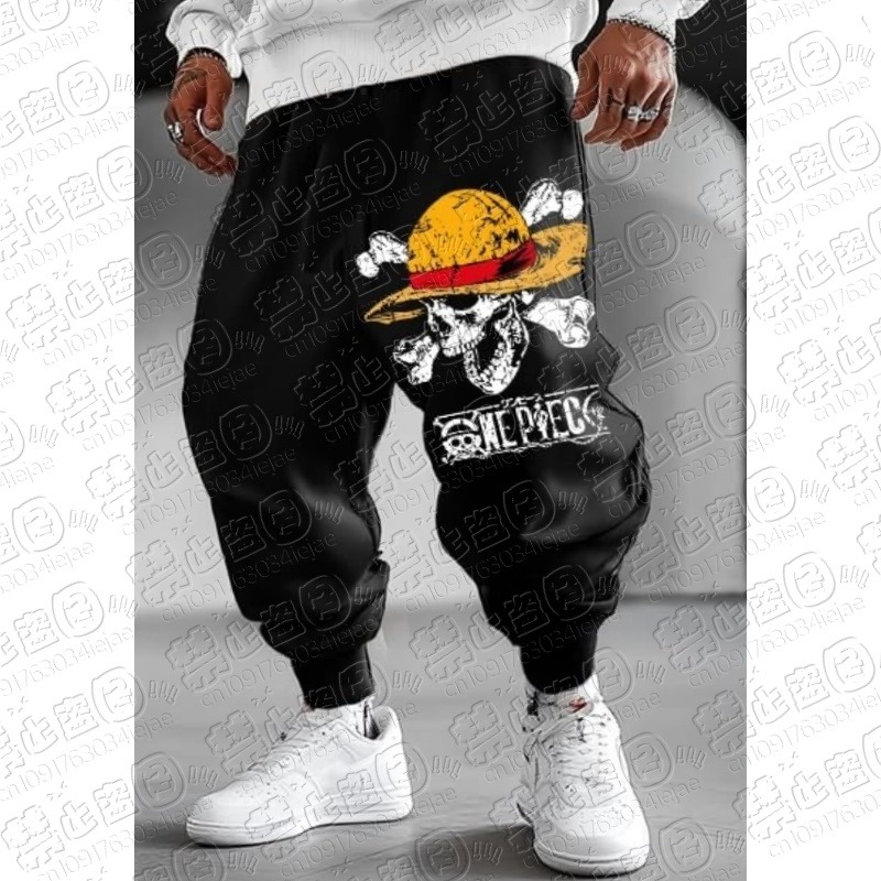 2026 One Piece Men's Pants Spo - Winter Clothing Anime 评论和价格