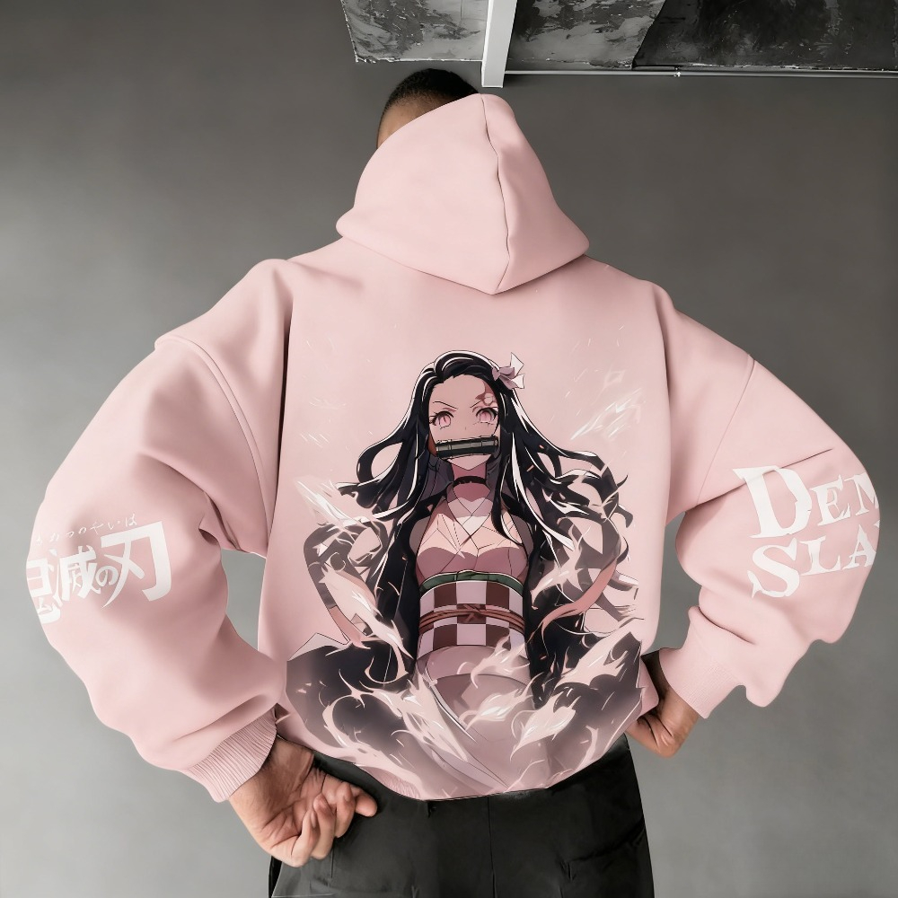 Demon Slayer Men's Hoodie Swea - Winter Clothing Anime 评论和价格
