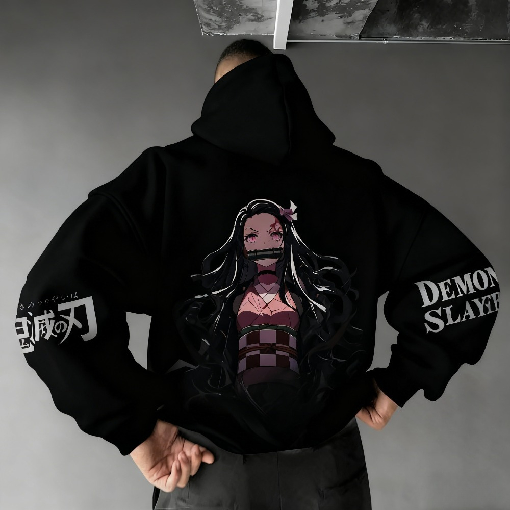 Demon Slayer Men's Hoodie Swea - Winter Clothing Anime 评论和价格