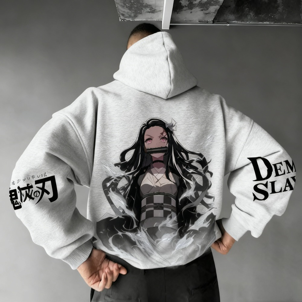 Demon Slayer Men's Hoodie Swea - Winter Clothing Anime 评论和价格