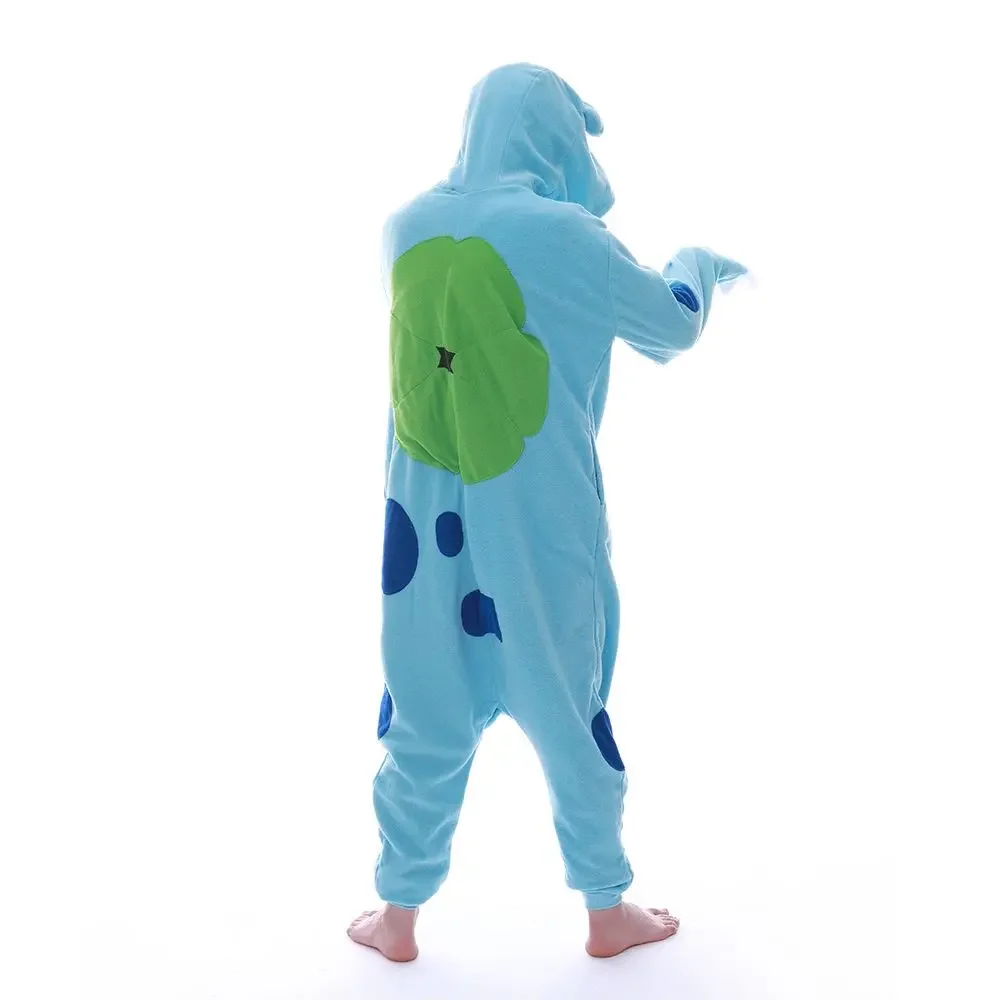 Bulbasaur Onesie Kigurumi Adul - Winter Clothing Anime 评论和价格