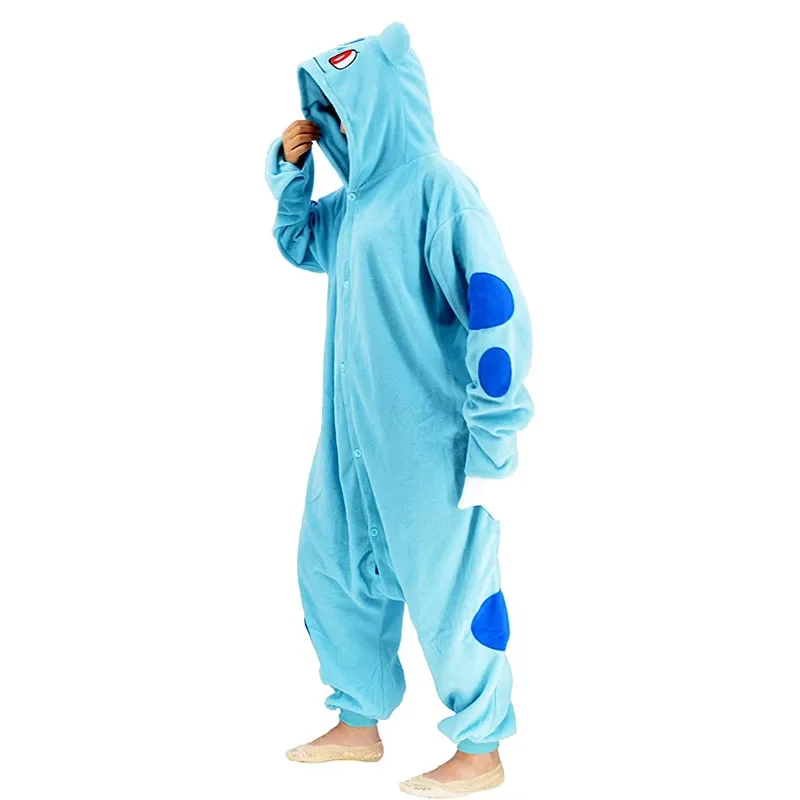 Bulbasaur Onesie Kigurumi Adul - Winter Clothing Anime 评论和价格