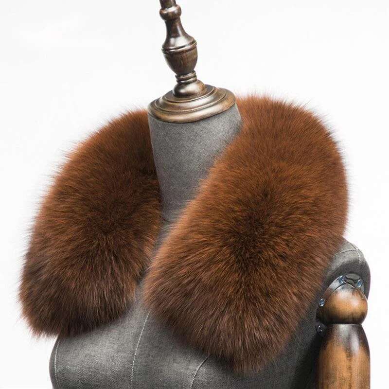 Winter Natural Fox Fur Scarf S - Winter Clothing Stores 评论和价格