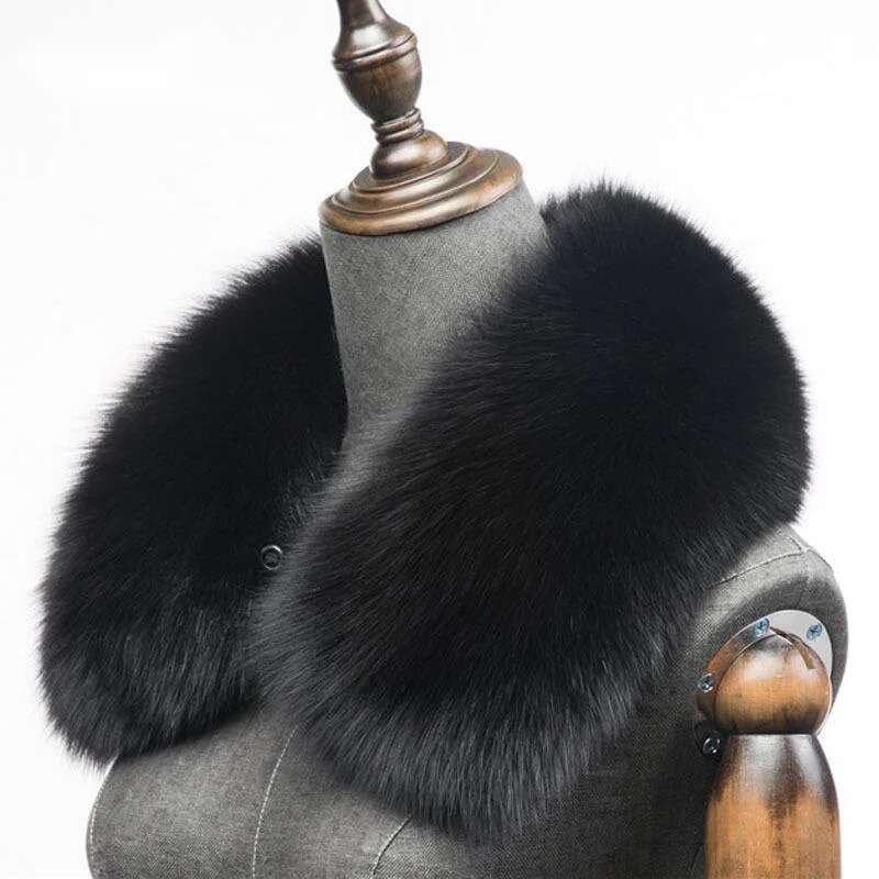 Winter Natural Fox Fur Scarf S - Winter Clothing Stores 评论和价格