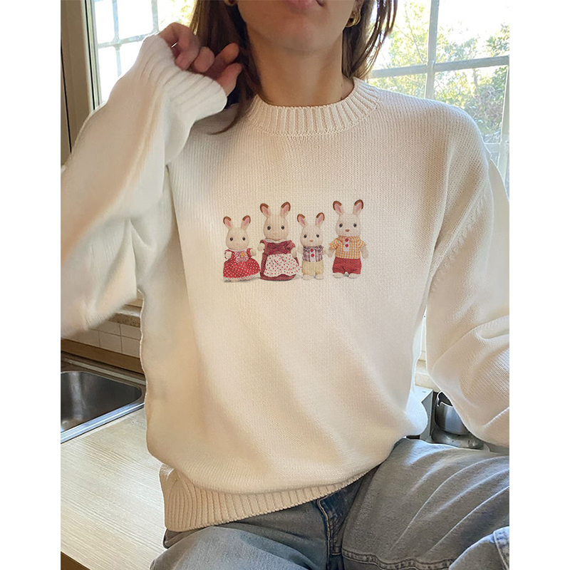 Spring Sweaters New Sweet Stre - Winter Clothing Cute 评论和价格