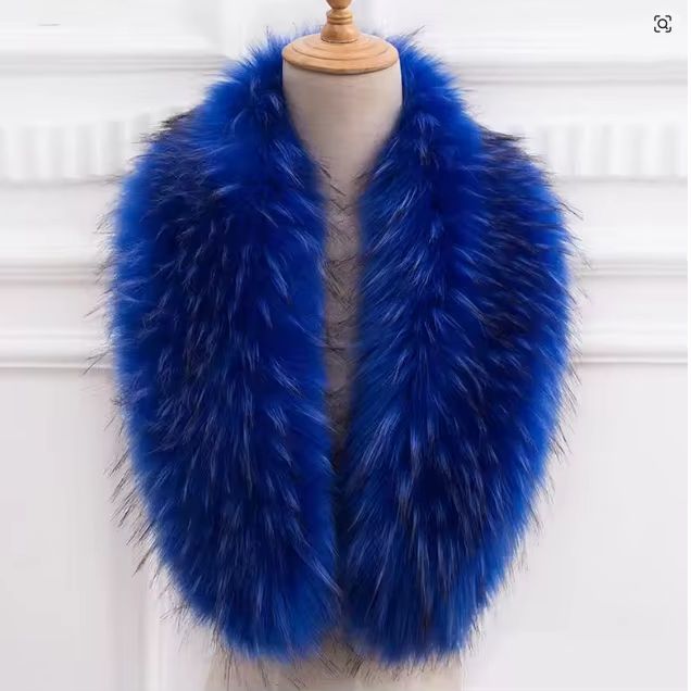 Natural Fur Collar Real raccoo - Winter Clothing Design 评论和价格