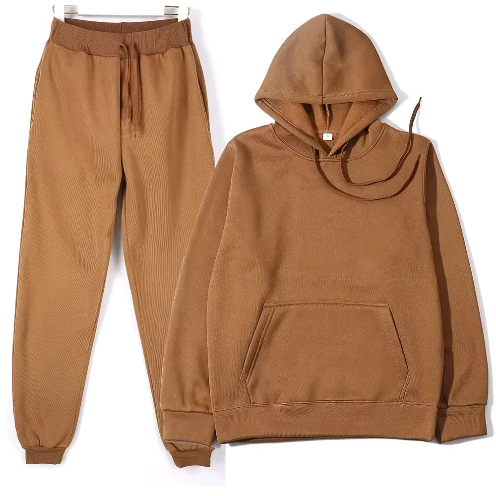 Men's Hoodie and Sweatpants Se - Winter Clothing Colors 评论和价格