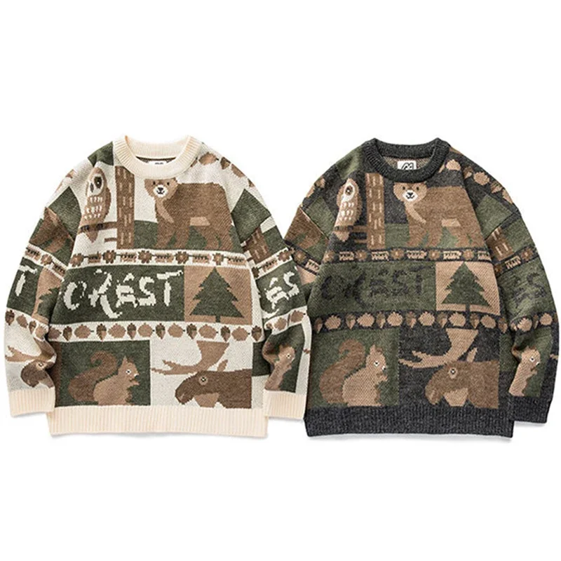 Y2k Winter Vintage Sweater Men - Winter Clothing Cute 评论和价格