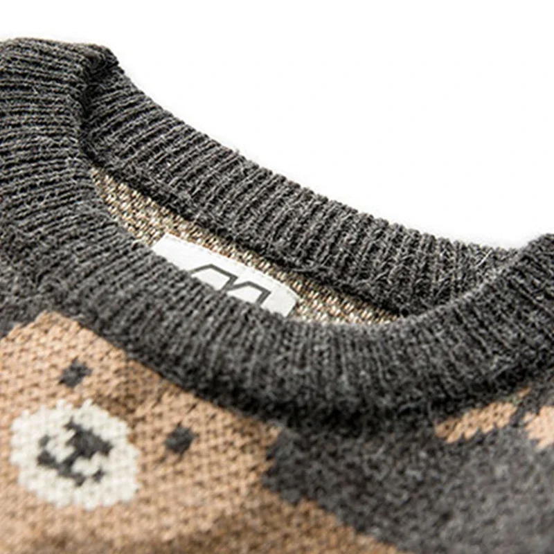 Y2k Winter Vintage Sweater Men - Winter Clothing Cute 评论和价格