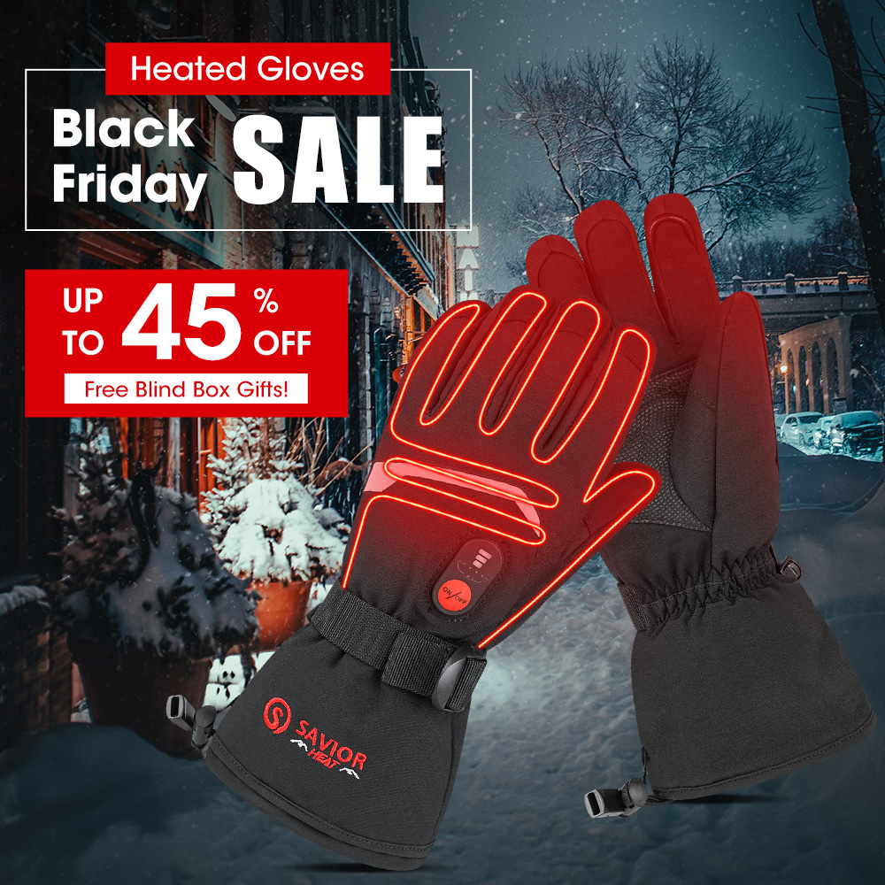 SNOW DEER Winter Heated Gloves - Heated Gloves Electric 评论和价格