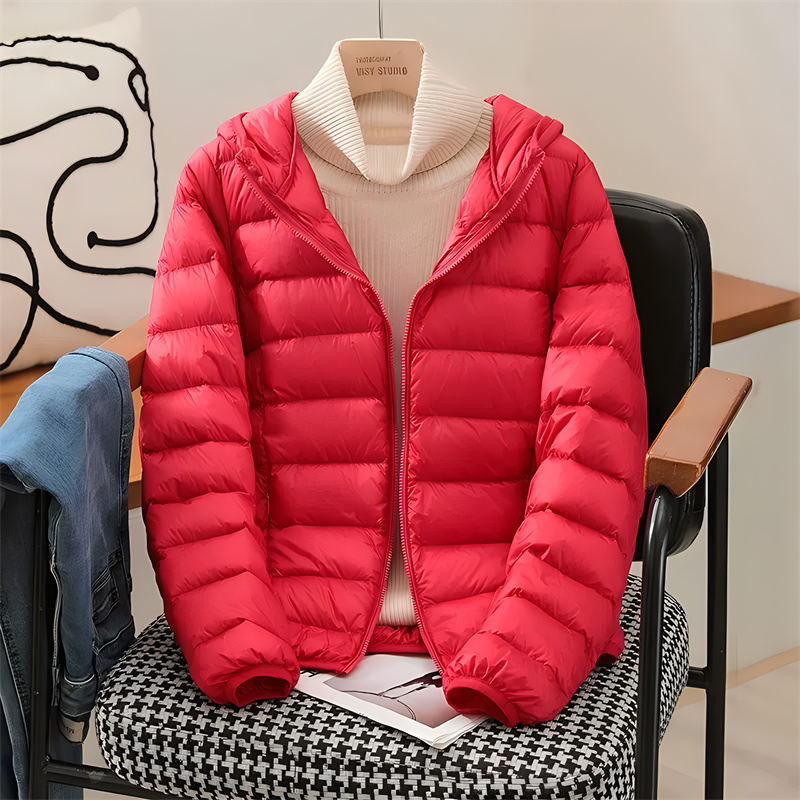 Plus Size Women Hooded Korean  - Puffer Jacket Women Down 评论和价格