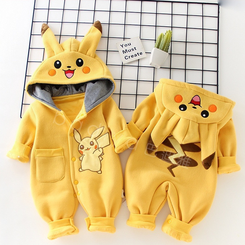 Cartoon Pocket Monsters Baby P - Winter Clothing Cute 评论和价格