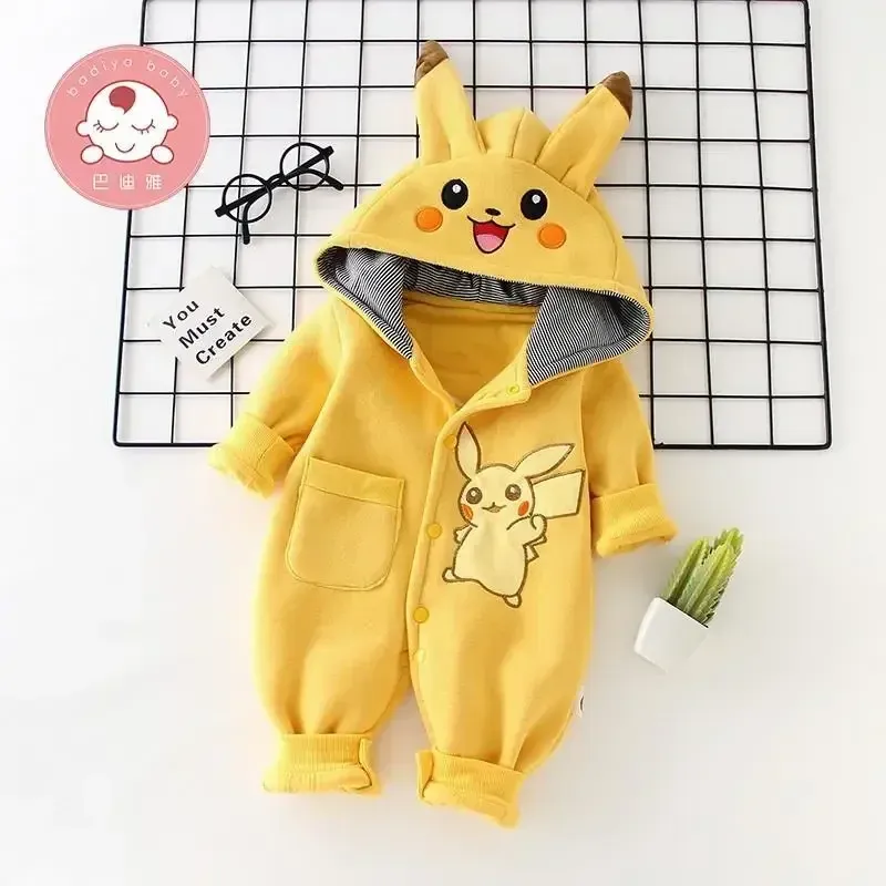 Cartoon Pocket Monsters Baby P - Winter Clothing Cute 评论和价格