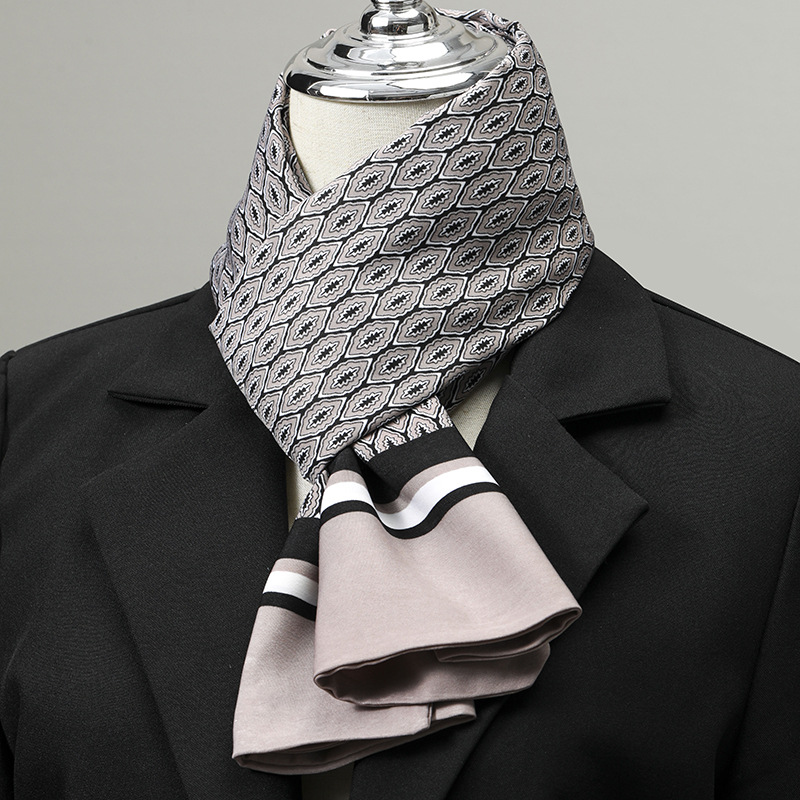 Men's Scarf Imitation Silk Nec - Winter Clothing Stores 评论和价格