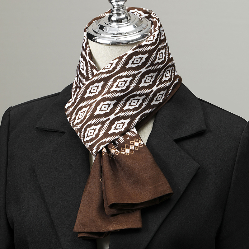 Men's Scarf Imitation Silk Nec - Winter Clothing Stores 评论和价格