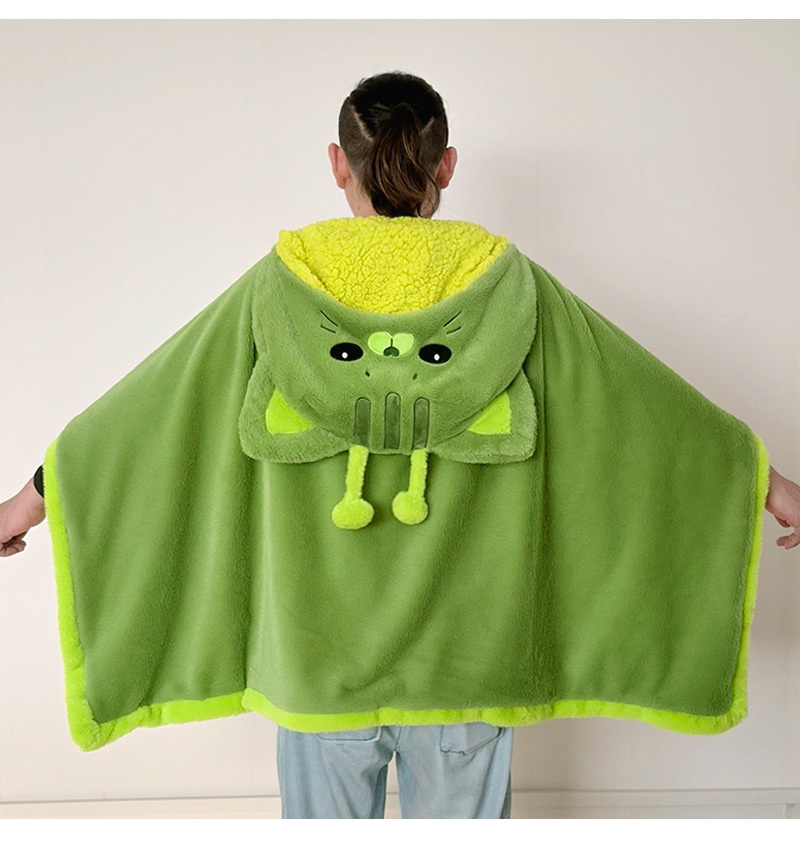 Cartoon Cute Alien Cat Hooded  - Winter Clothing Cute 评论和价格