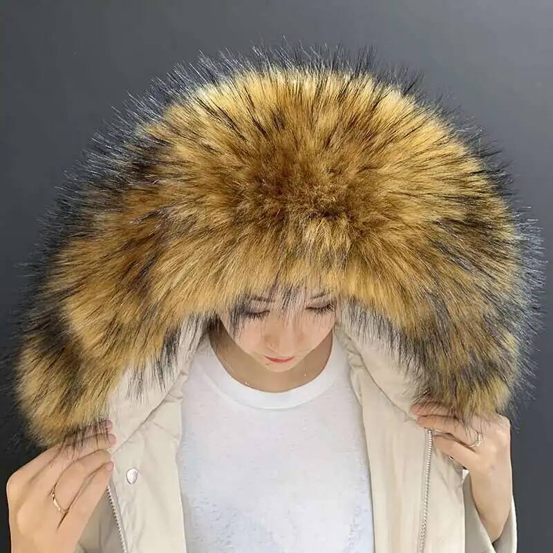 Detachable Faux Fur Collar Ext - Winter Clothing Design 评论和价格