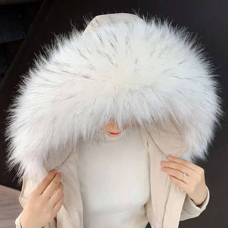 Detachable Faux Fur Collar Ext - Winter Clothing Design 评论和价格