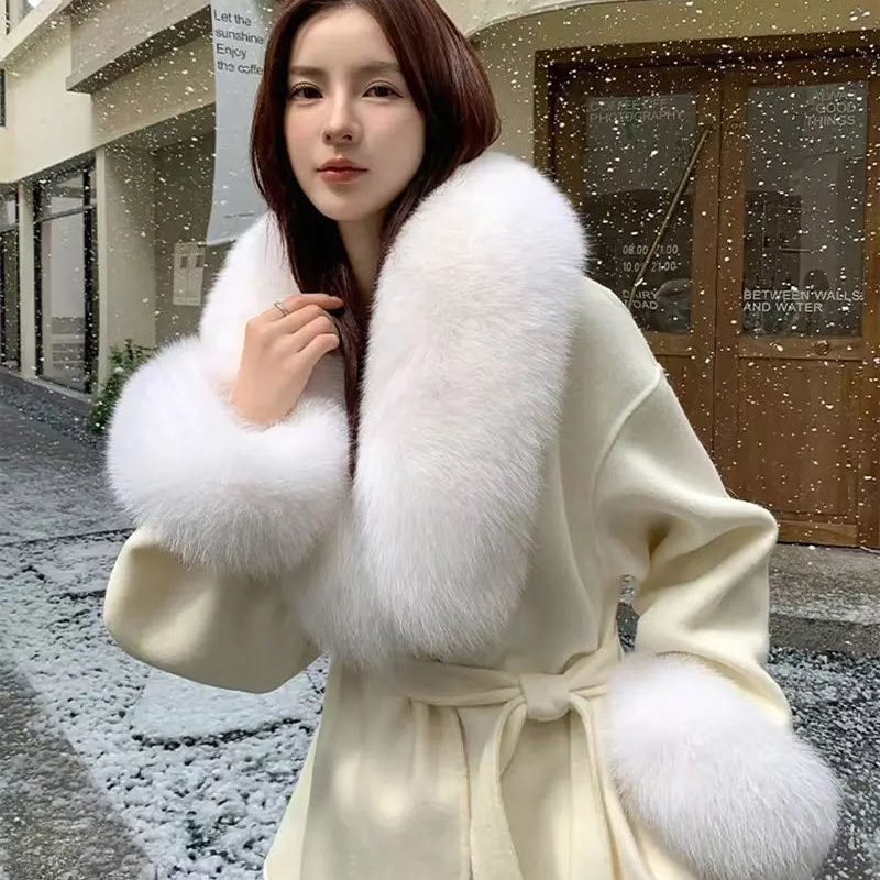 2025 Real Fox Fur Collar Winte - Winter Clothing Stores 评论和价格