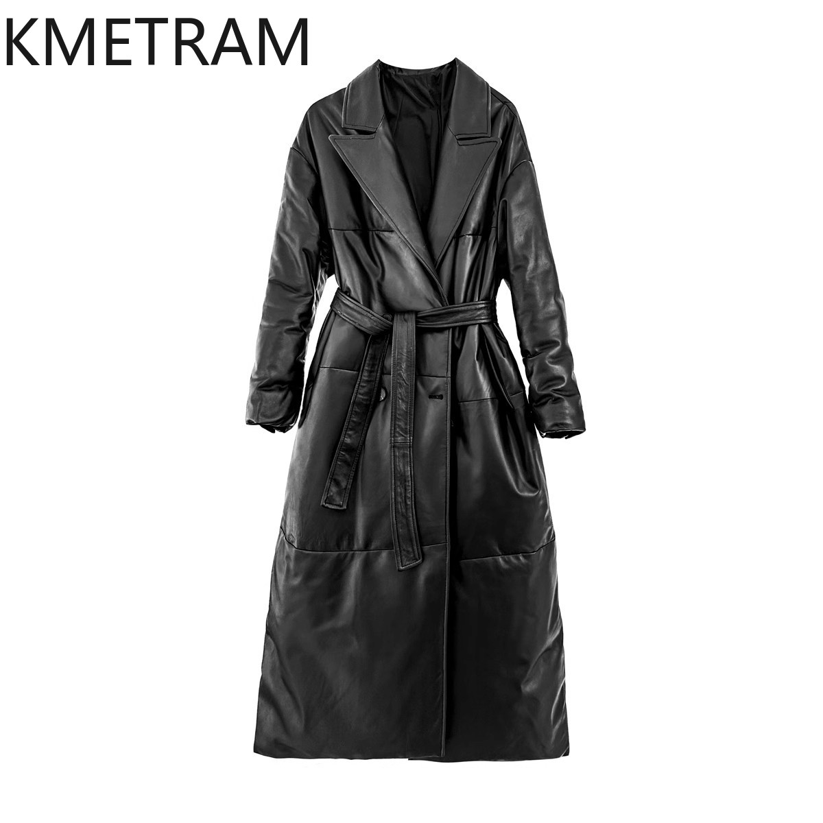 White Goose Down Genuine Leath - Puffer Jacket Women Down 评论和价格