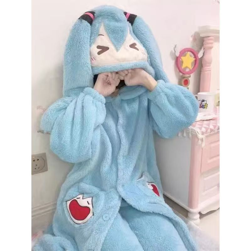 Miku Anime Pajamas Cute Winter - Winter Clothing Anime 评论和价格