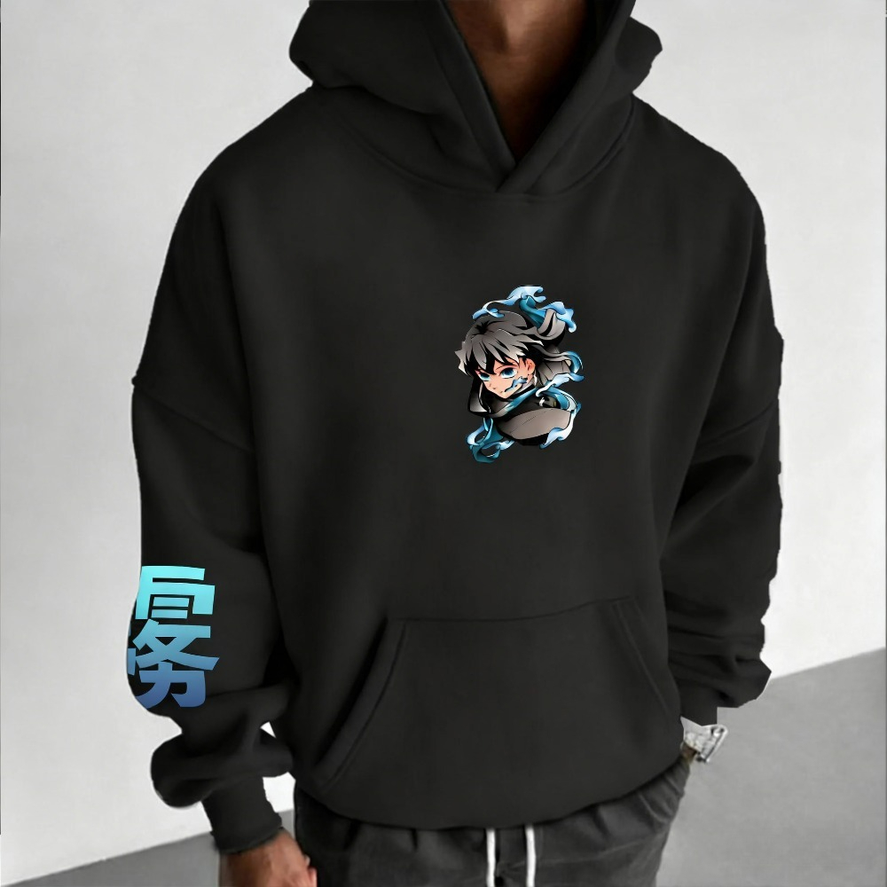 Demon Slayer Men's Hoodie Swea - Winter Clothing Anime 评论和价格