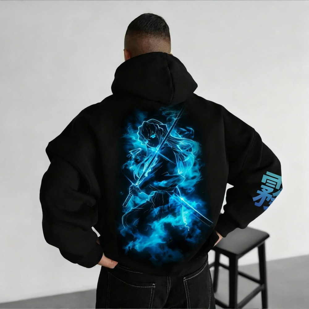 Demon Slayer Men's Hoodie Swea - Winter Clothing Anime 评论和价格