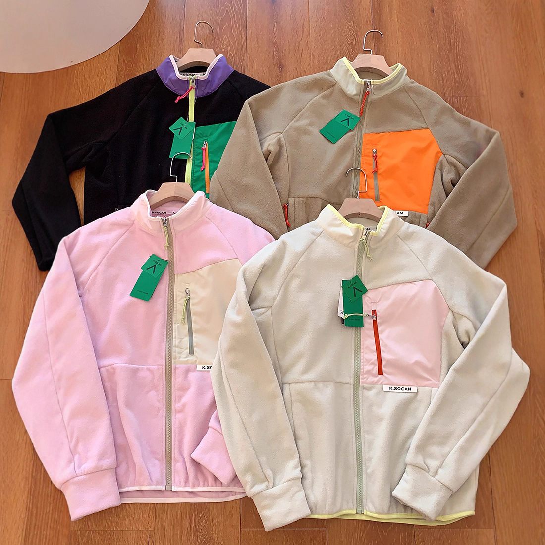 Fleece Jacket Woman Autumn Win - Winter Clothing Colors 评论和价格
